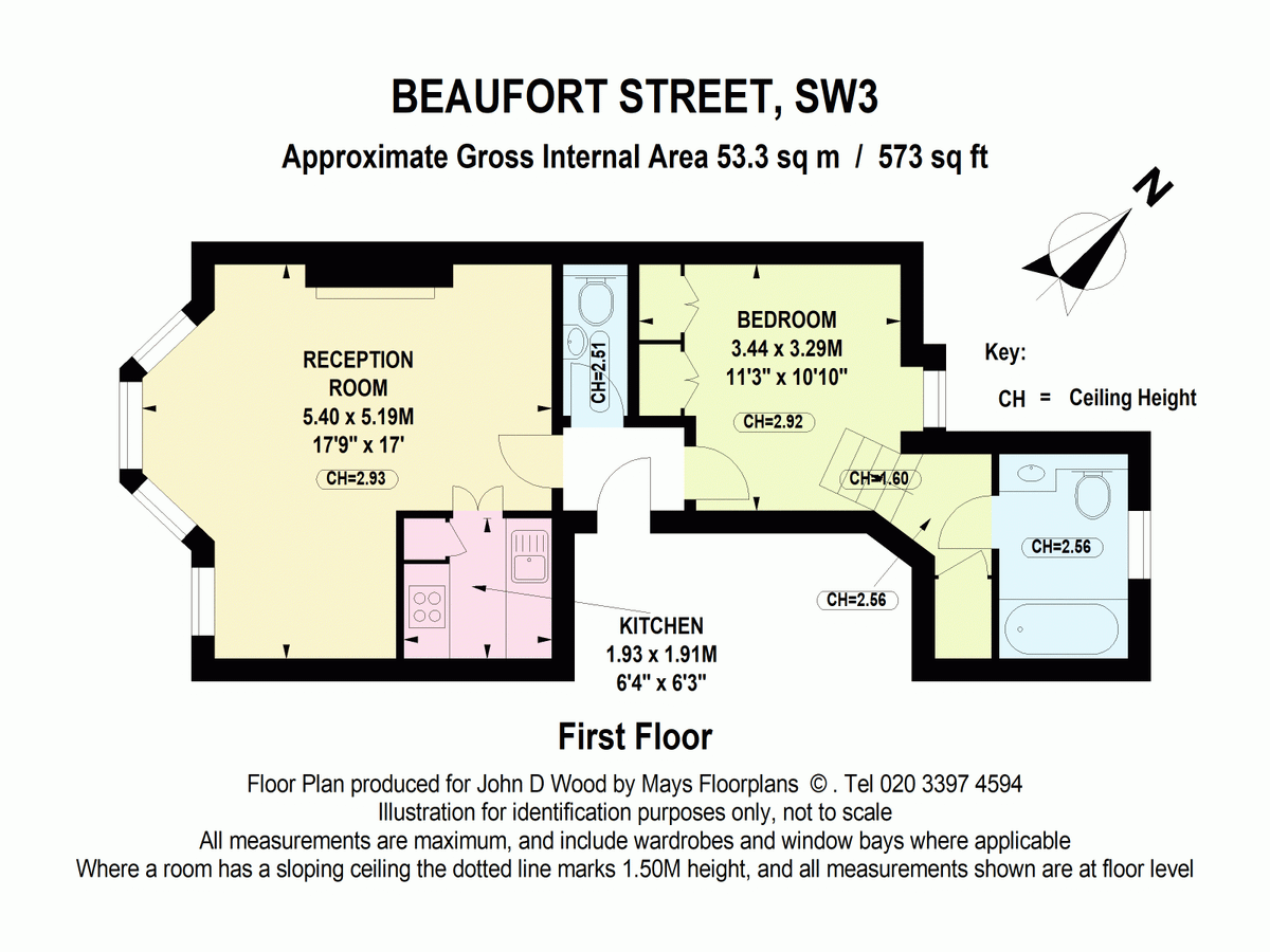 Квартира в Лондоне, Великобритания, 53 м² - фото 12
