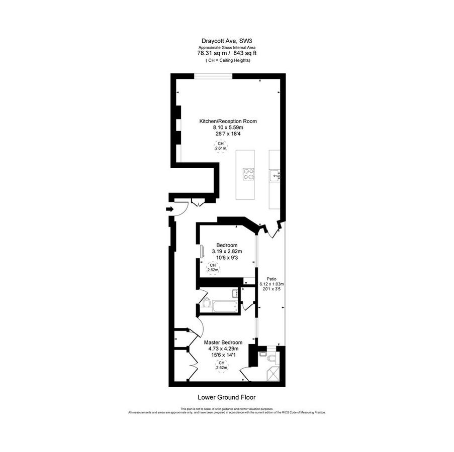 Квартира в Лондоне, Великобритания, 78 м² - фото 14