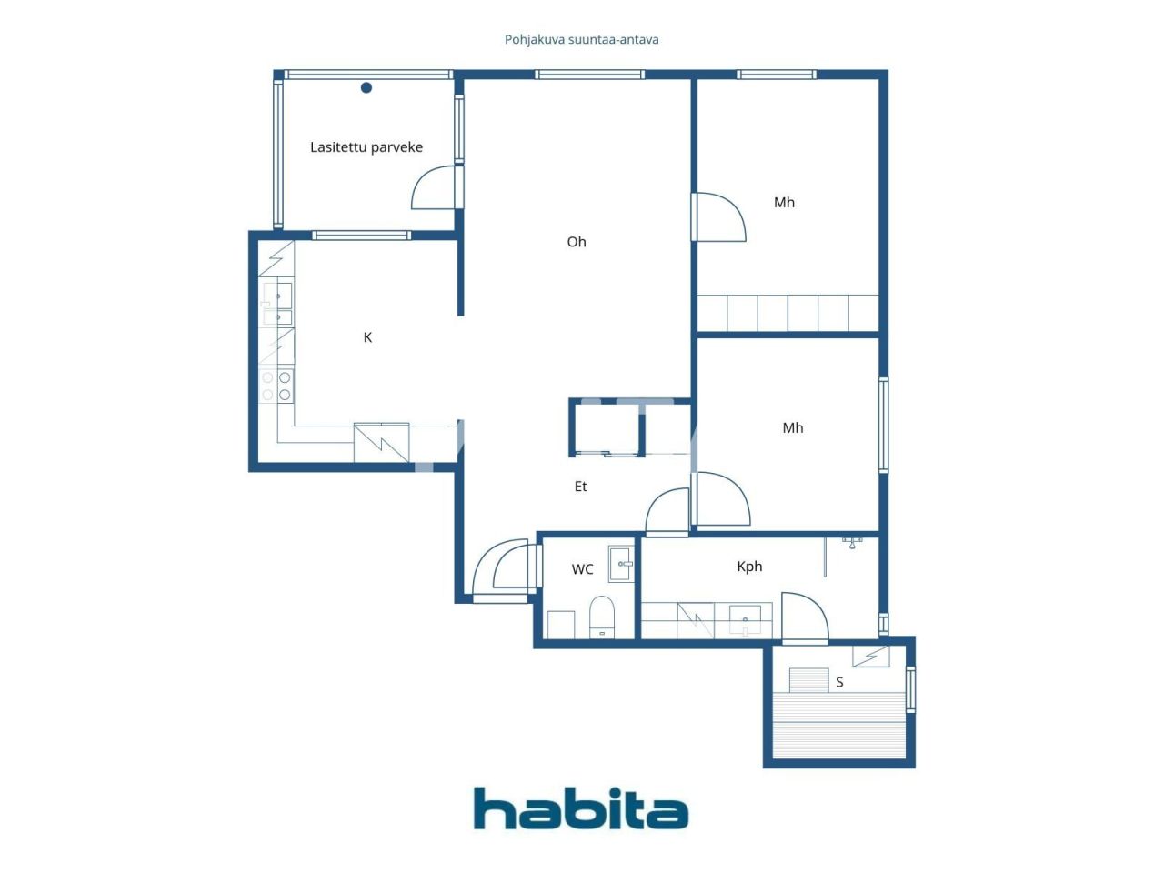 Апартаменты в Лахти, Финляндия, 80 м² - фото 2