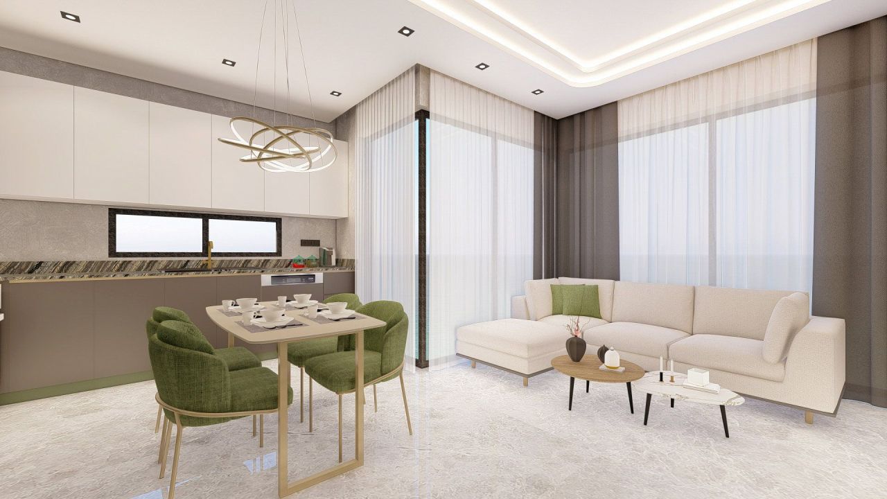 Апартаменты в Алании, Турция, 55 м² - фото 3
