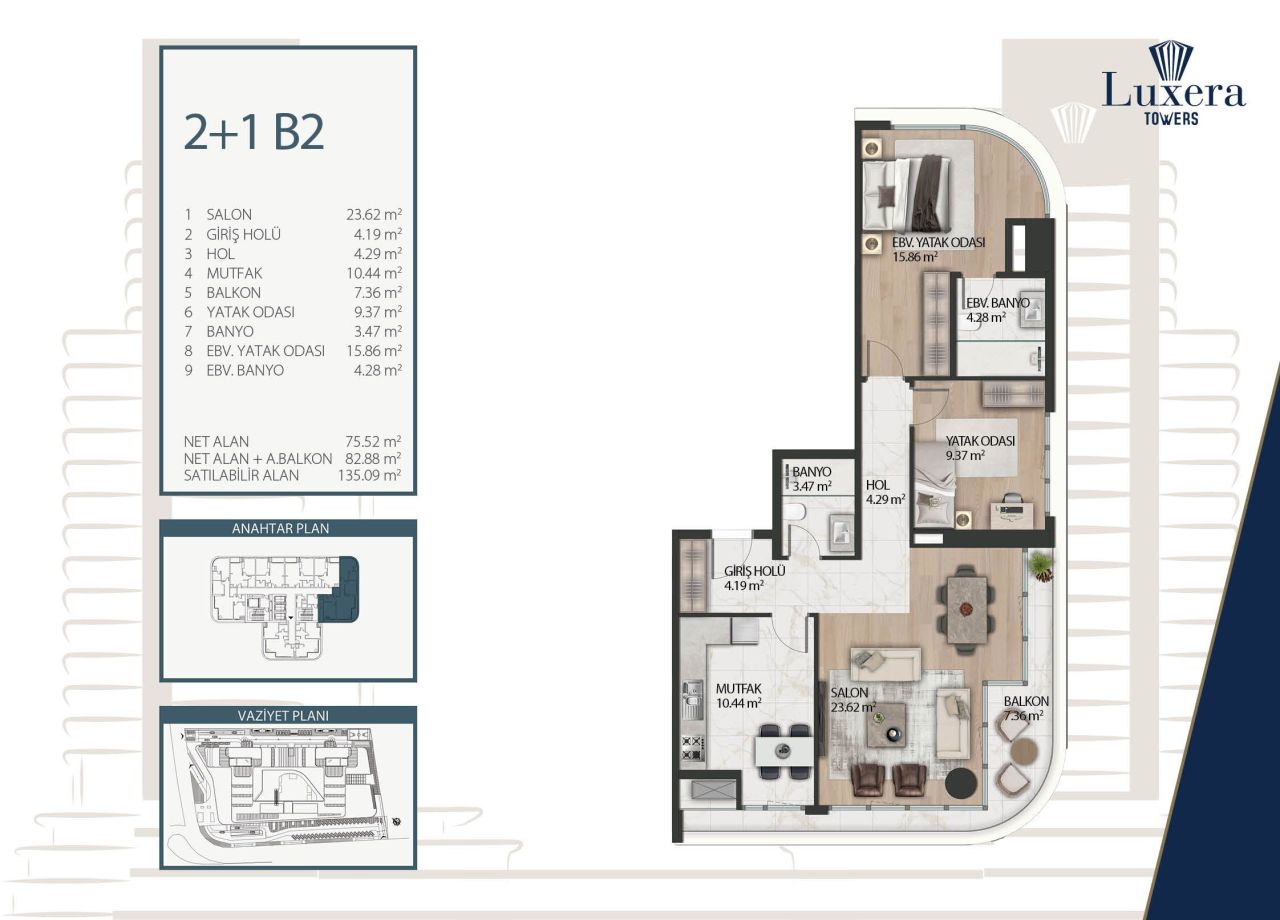 Апартаменты в Стамбуле, Турция, 87 м² - фото 10