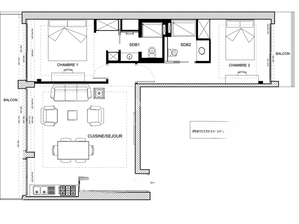 Квартира в Монако, Монако, 95 м² - фото 3