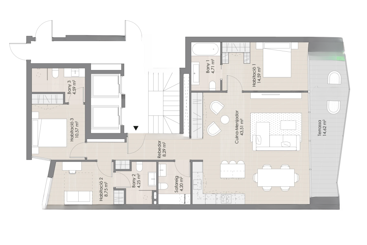 Квартира в Ла-Массане, Андорра, 134 м² - фото 5