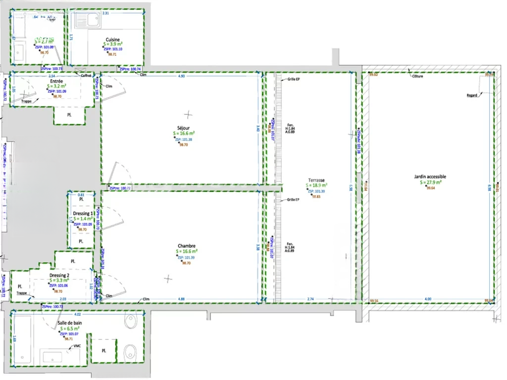Квартира в Фонвьее, Монако, 114 м² - фото 9