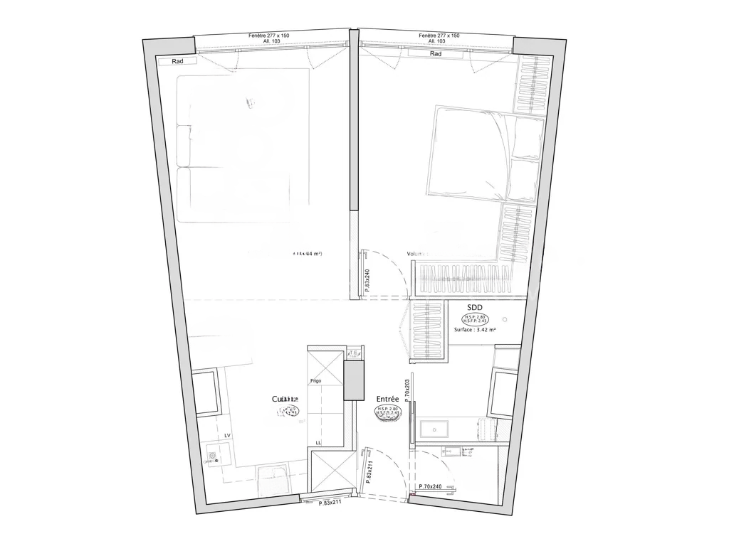Квартира в Сен-Романе, Монако, 50 м² - фото 12