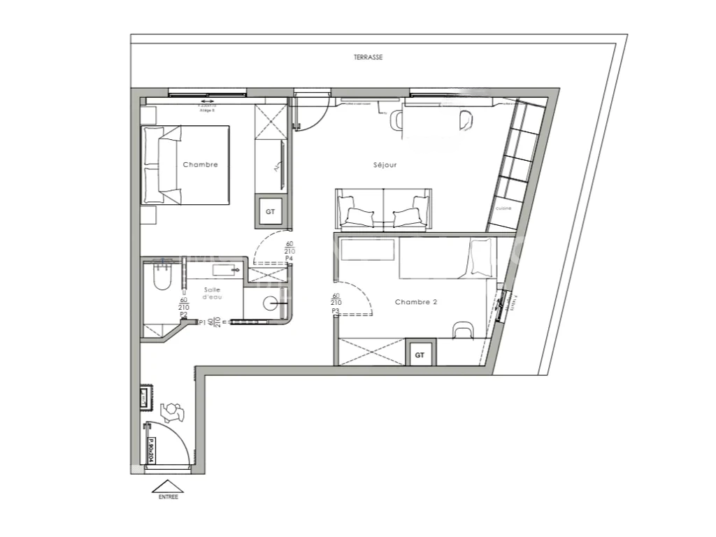 Квартира в Монако, Монако, 76 м² - фото 12