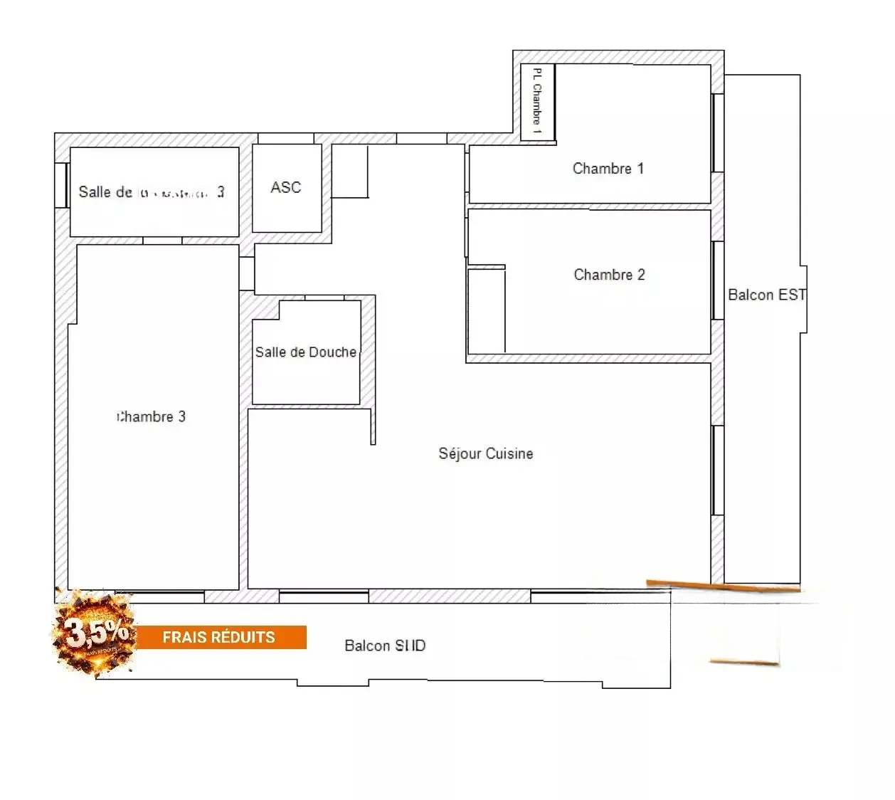 Квартира в Каннах, Франция, 89 м² - фото 14