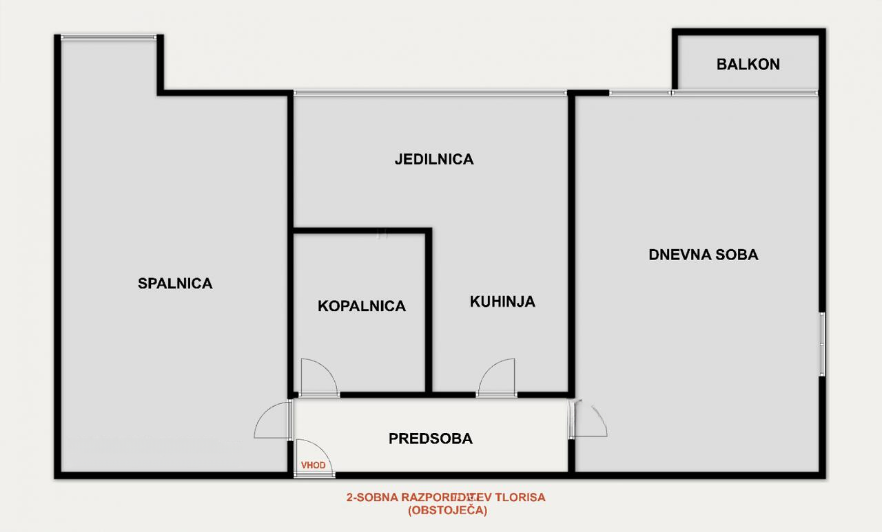 Квартира в Любляне, Словения, 63 м² - фото 1
