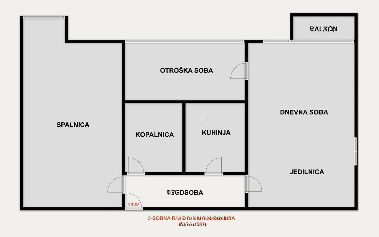 Квартира в Любляне, Словения, 63 м² - фото 2