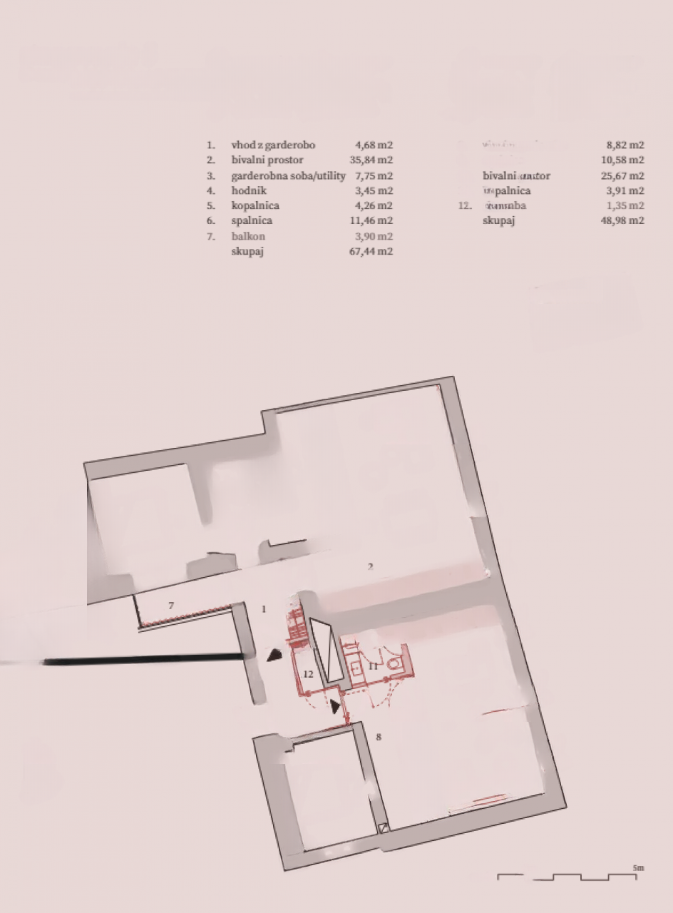 Квартира в Любляне, Словения, 51 м² - фото 12
