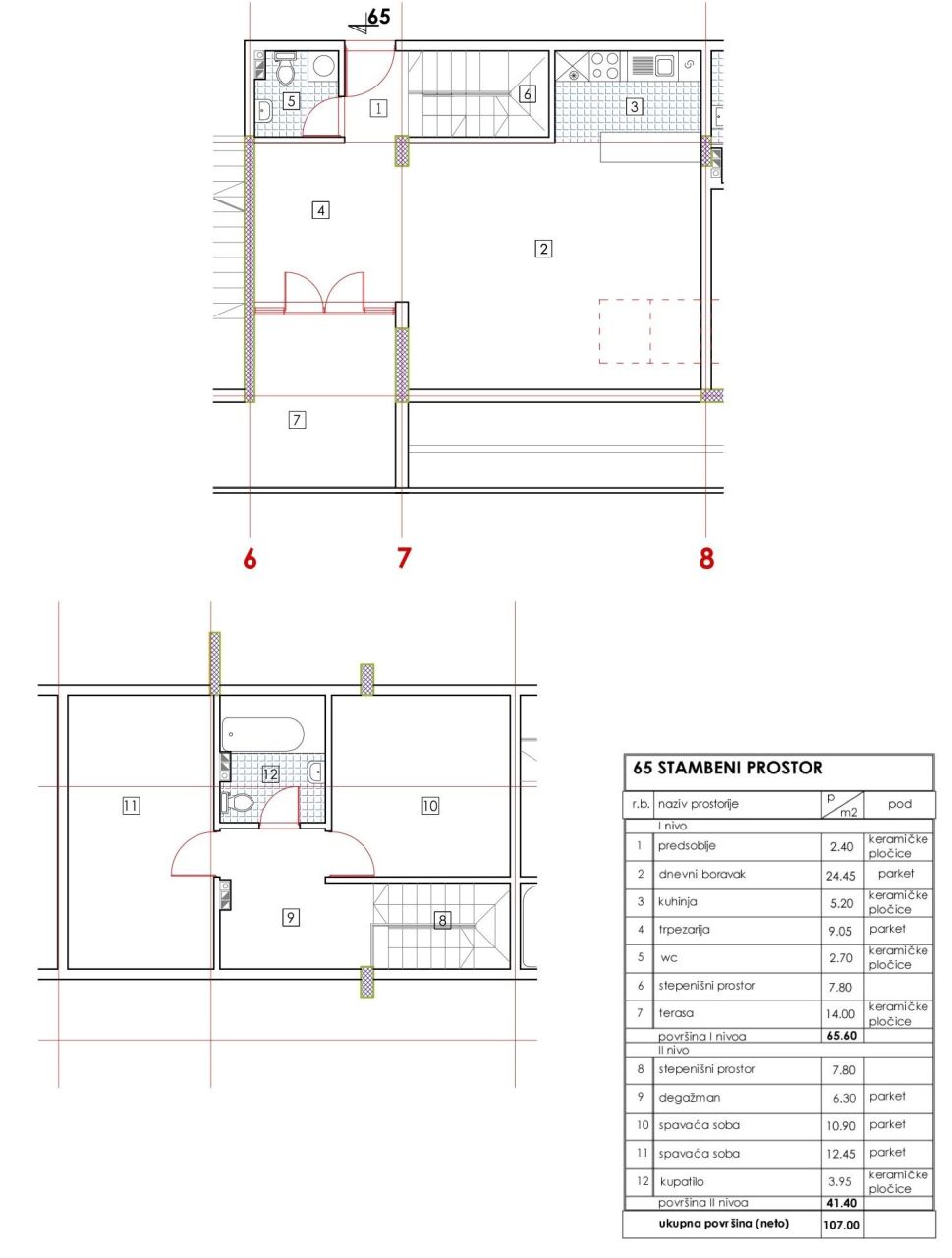 Пентхаус в Будве, Черногория, 107 м² - фото 9