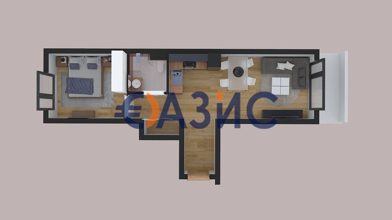 Апартаменты в Бургасе, Болгария, 74 м² - фото 2