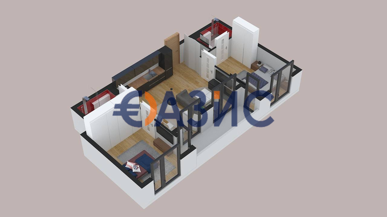 Апартаменты в Бургасе, Болгария, 91.5 м² - фото 3