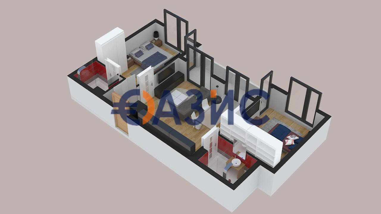 Апартаменты в Бургасе, Болгария, 91.5 м² - фото 4