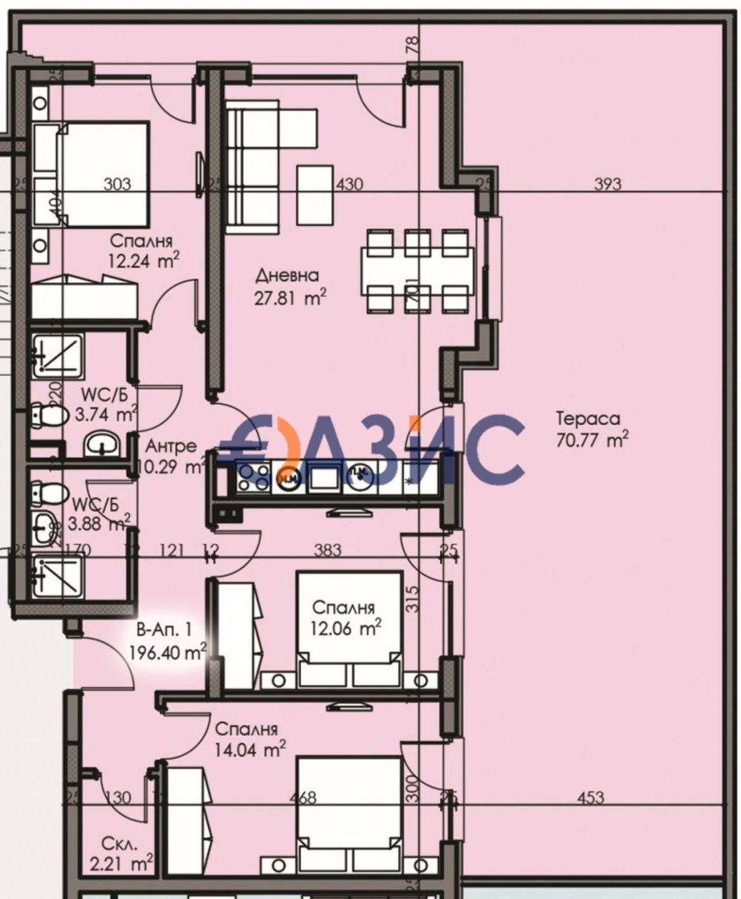Апартаменты в Бургасе, Болгария, 196.4 м² - фото 4