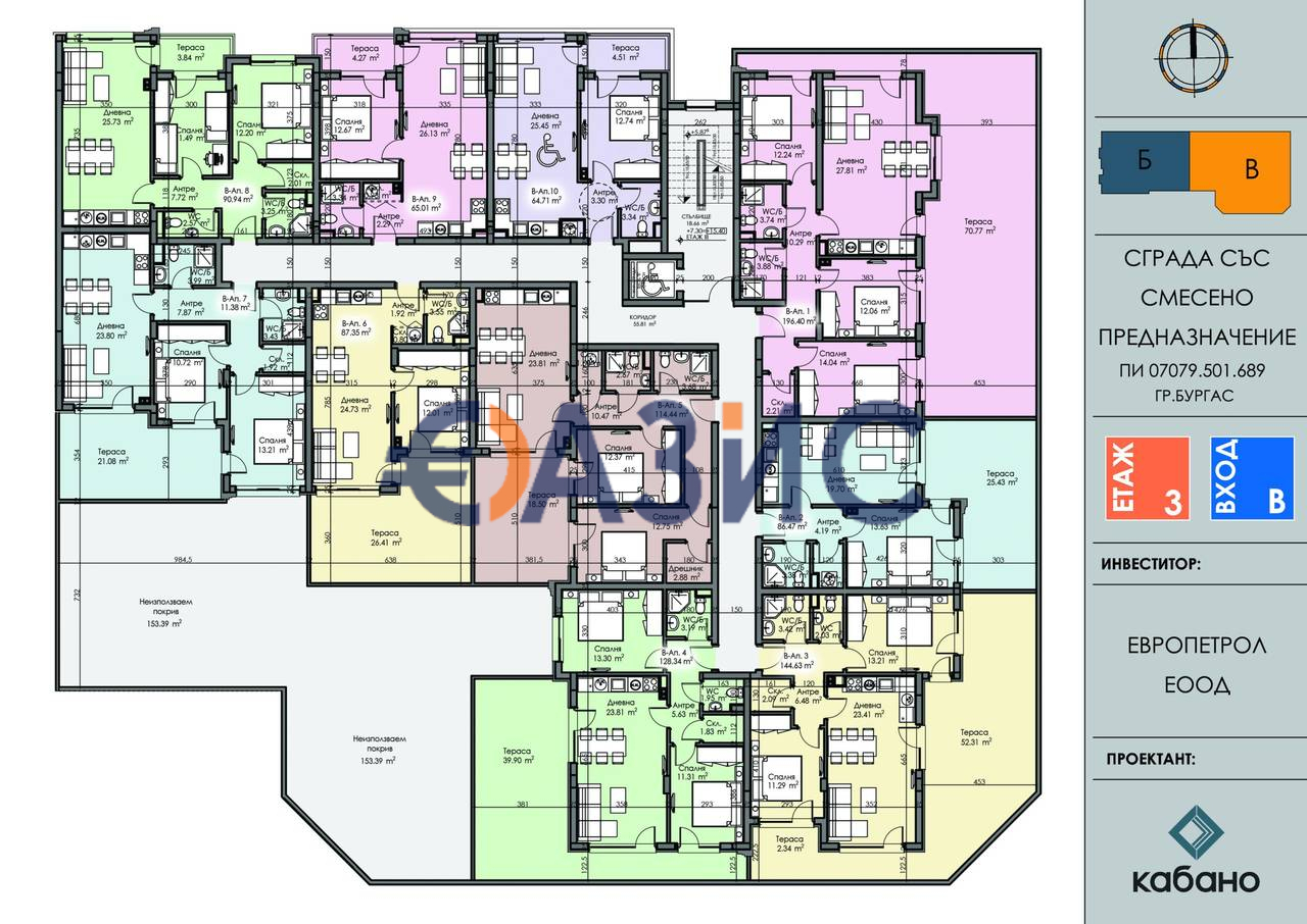 Апартаменты в Бургасе, Болгария, 196.4 м² - фото 15