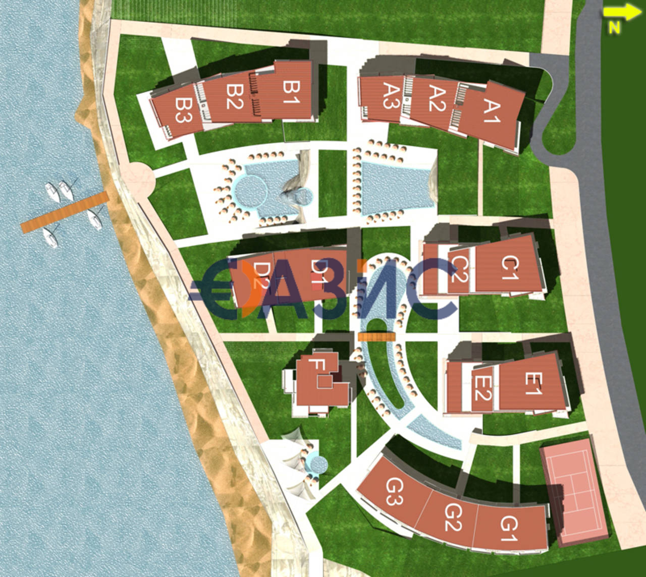 Апартаменты в Святом Власе, Болгария, 90 м² - фото 17