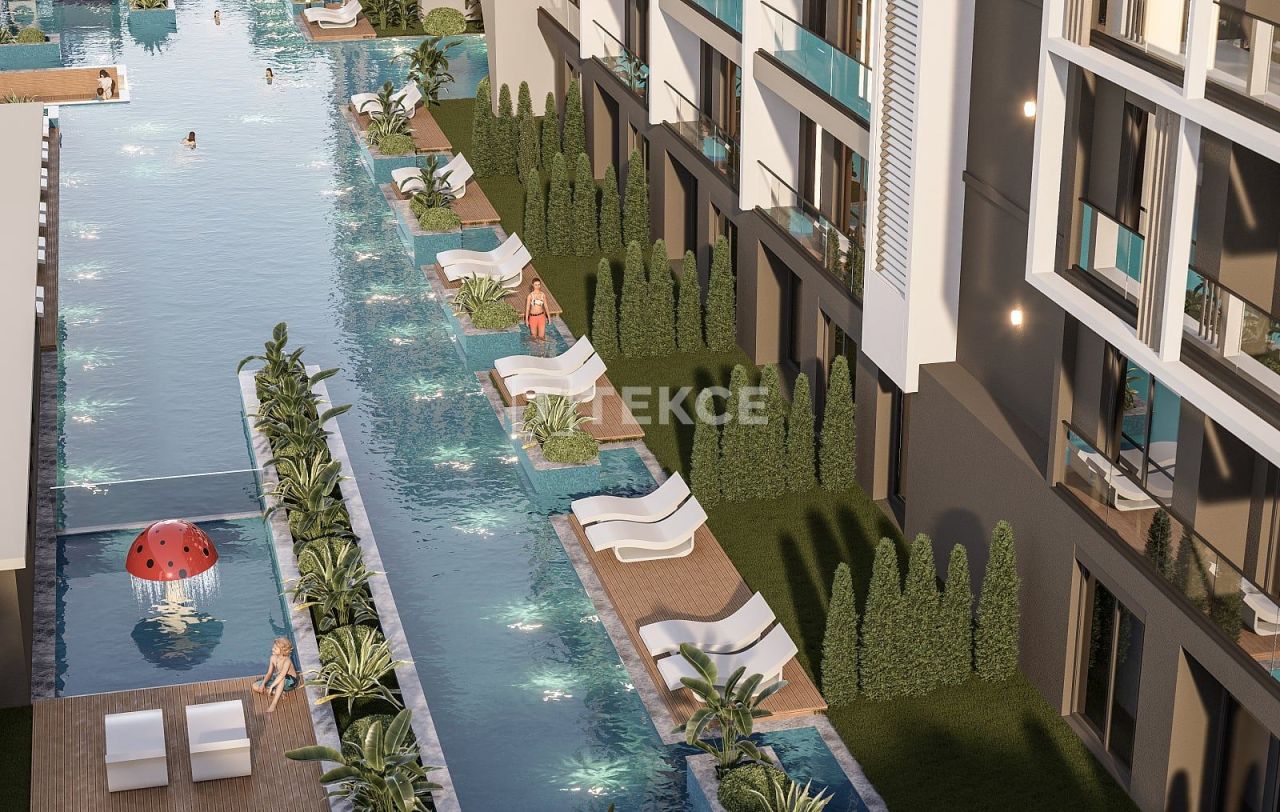 Апартаменты в Анталии, Турция, 58 м² - фото 9