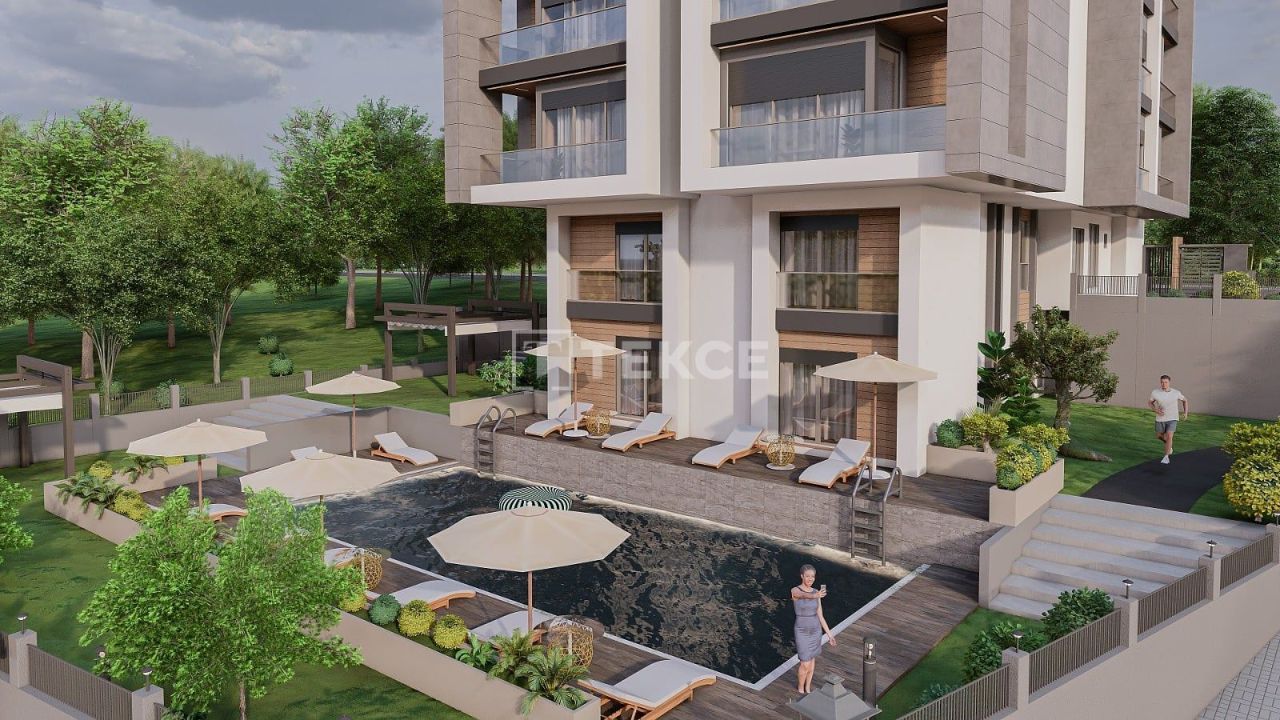 Апартаменты в Анталии, Турция, 60 м² - фото 1