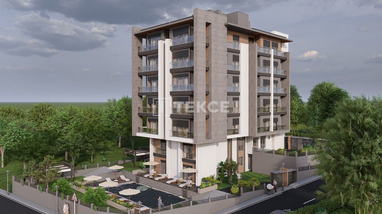 Апартаменты в Анталии, Турция, 45 м² - фото 1