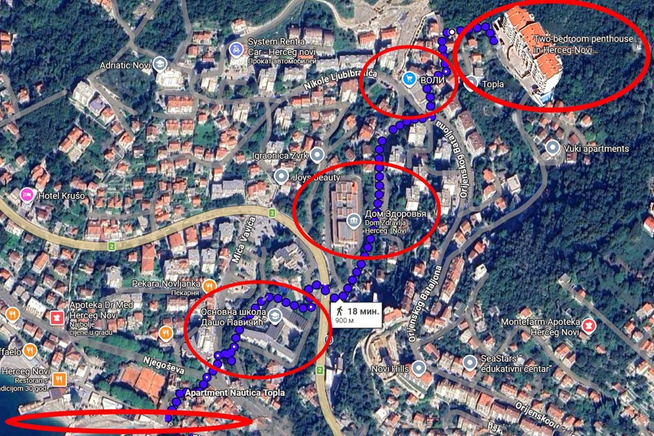 Квартира в Херцег-Нови, Черногория, 112 м² - фото 18
