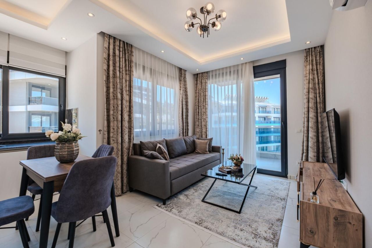 Апартаменты в Алании, Турция, 50 м² - фото 12