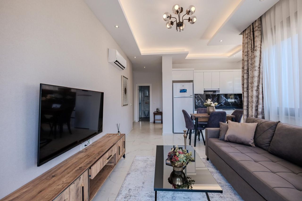 Апартаменты в Алании, Турция, 50 м² - фото 14