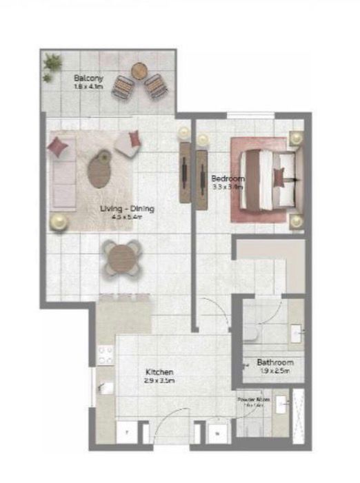Квартира в Маскате, Оман, 84 м² - фото 2