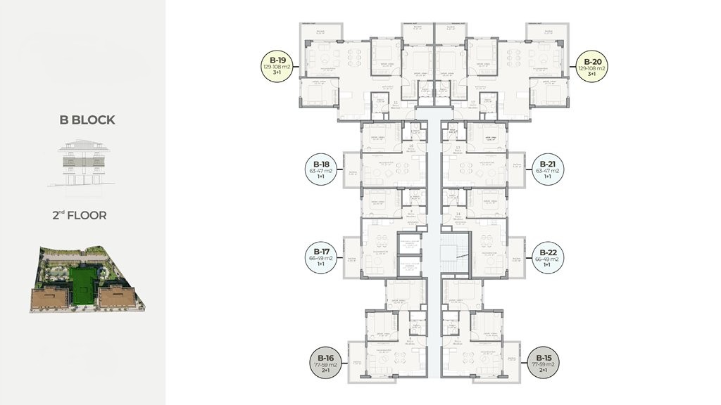 Квартира в Алании, Турция, 63 м² - фото 15