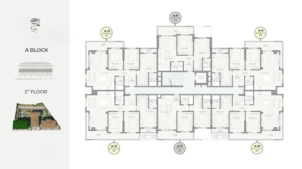 Квартира в Алании, Турция, 63 м² - фото 10