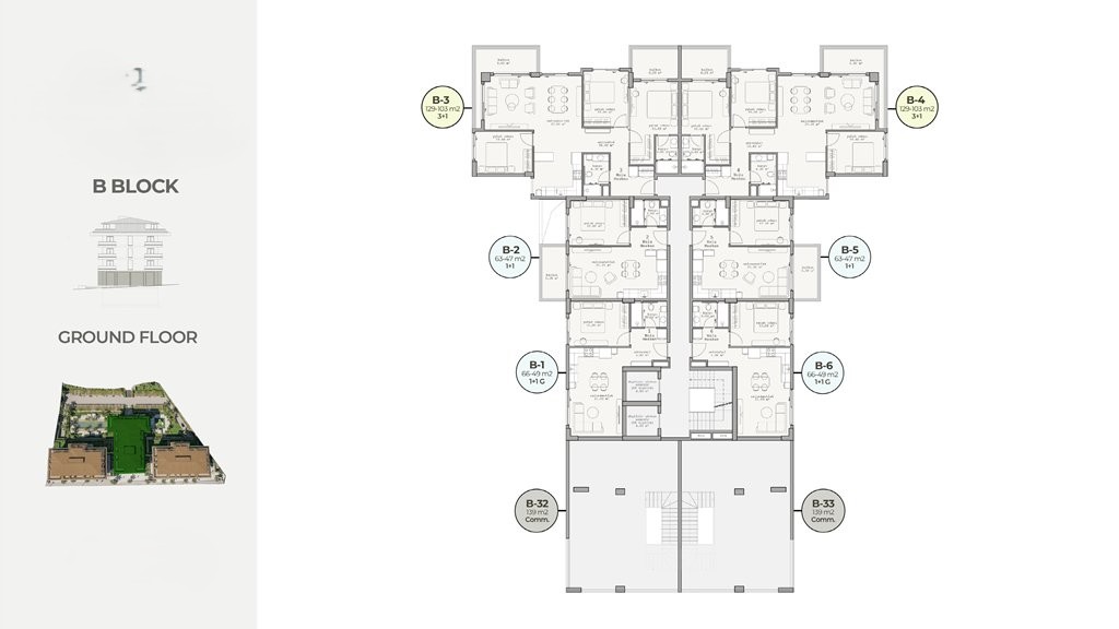 Квартира в Алании, Турция, 63 м² - фото 13