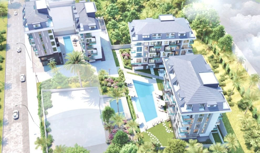 Квартира в Алании, Турция, 50 м² - фото 10