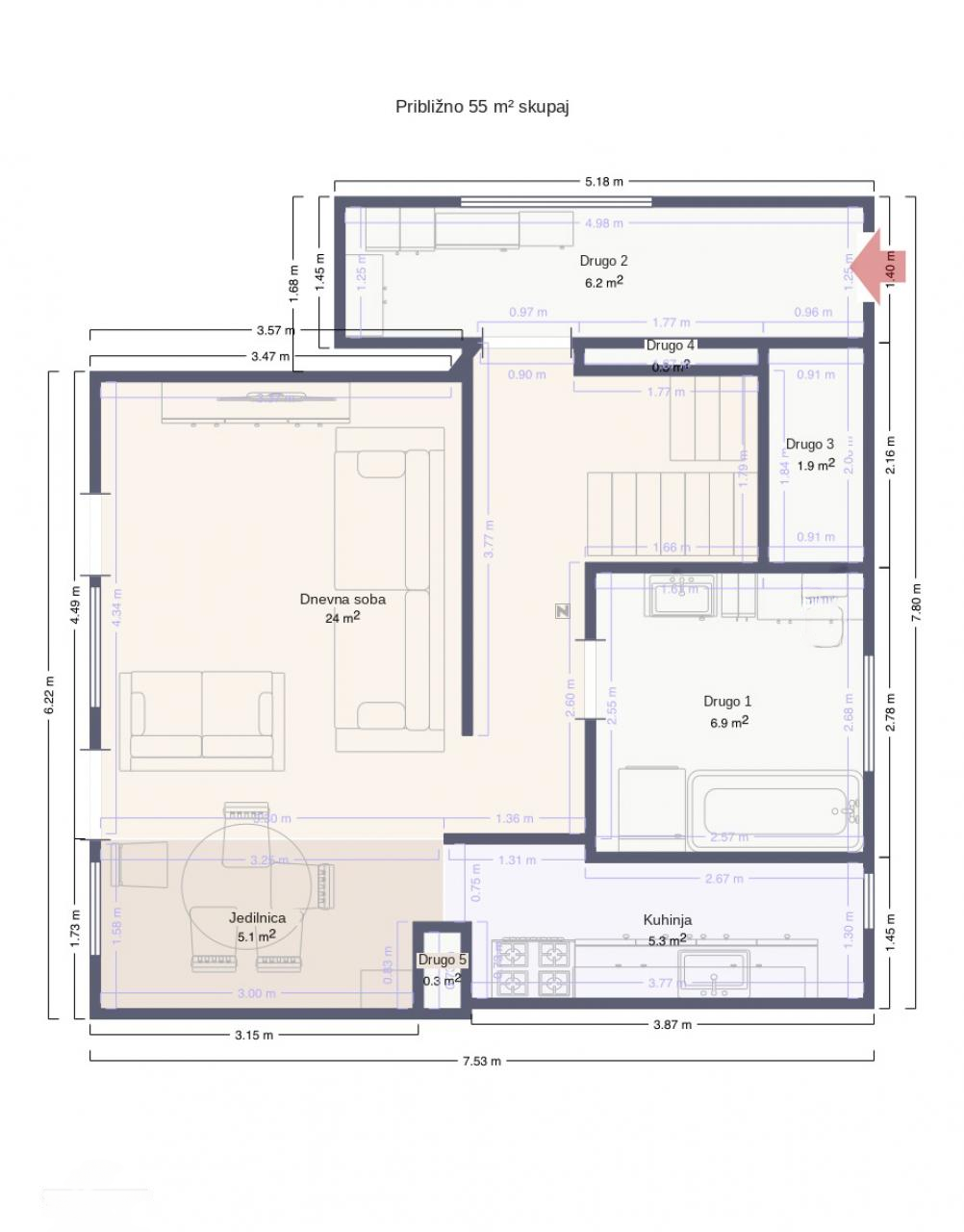 Дом в Лютомере, Словения, 149 м² - фото 16
