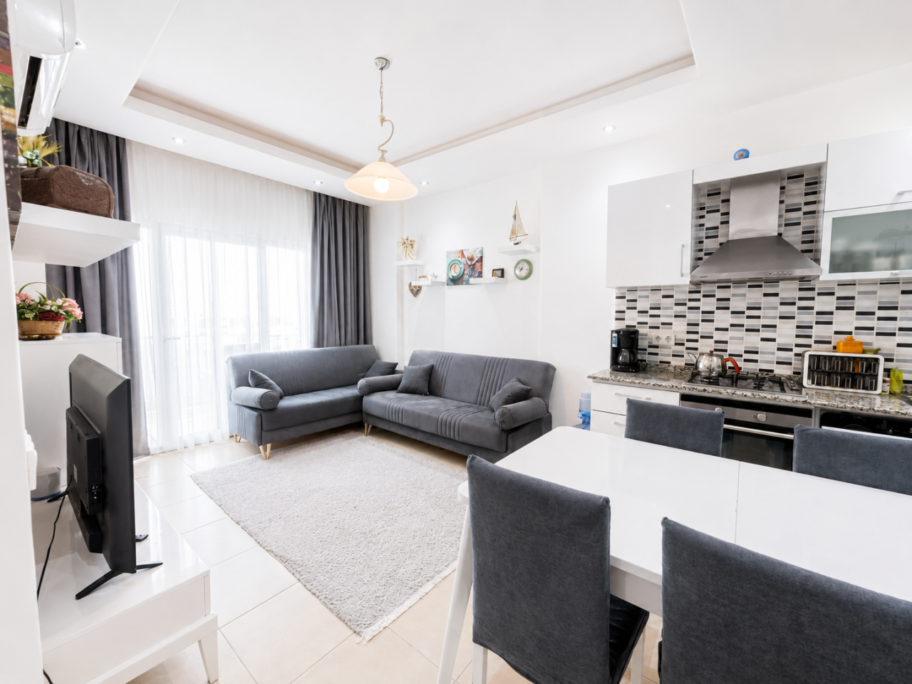 Квартира в Авсалларе, Турция, 54 м² - фото 13