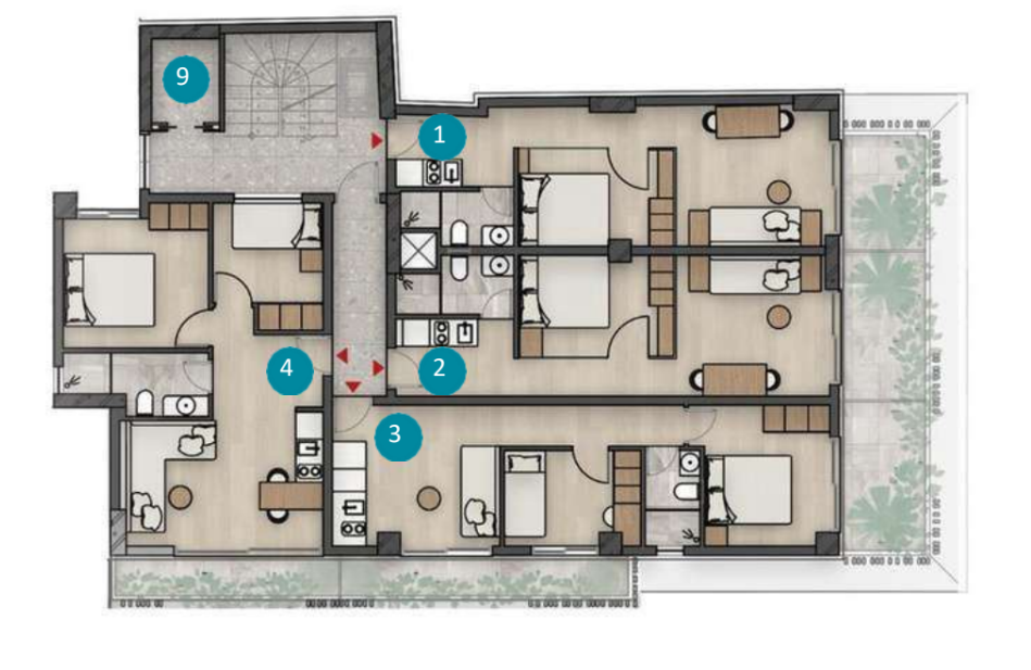 Апартаменты в Афинах, Греция, 67 м² - фото 14