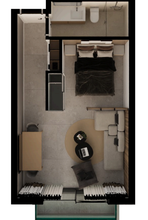 Квартира в Афинах, Греция, 49 м² - фото 12