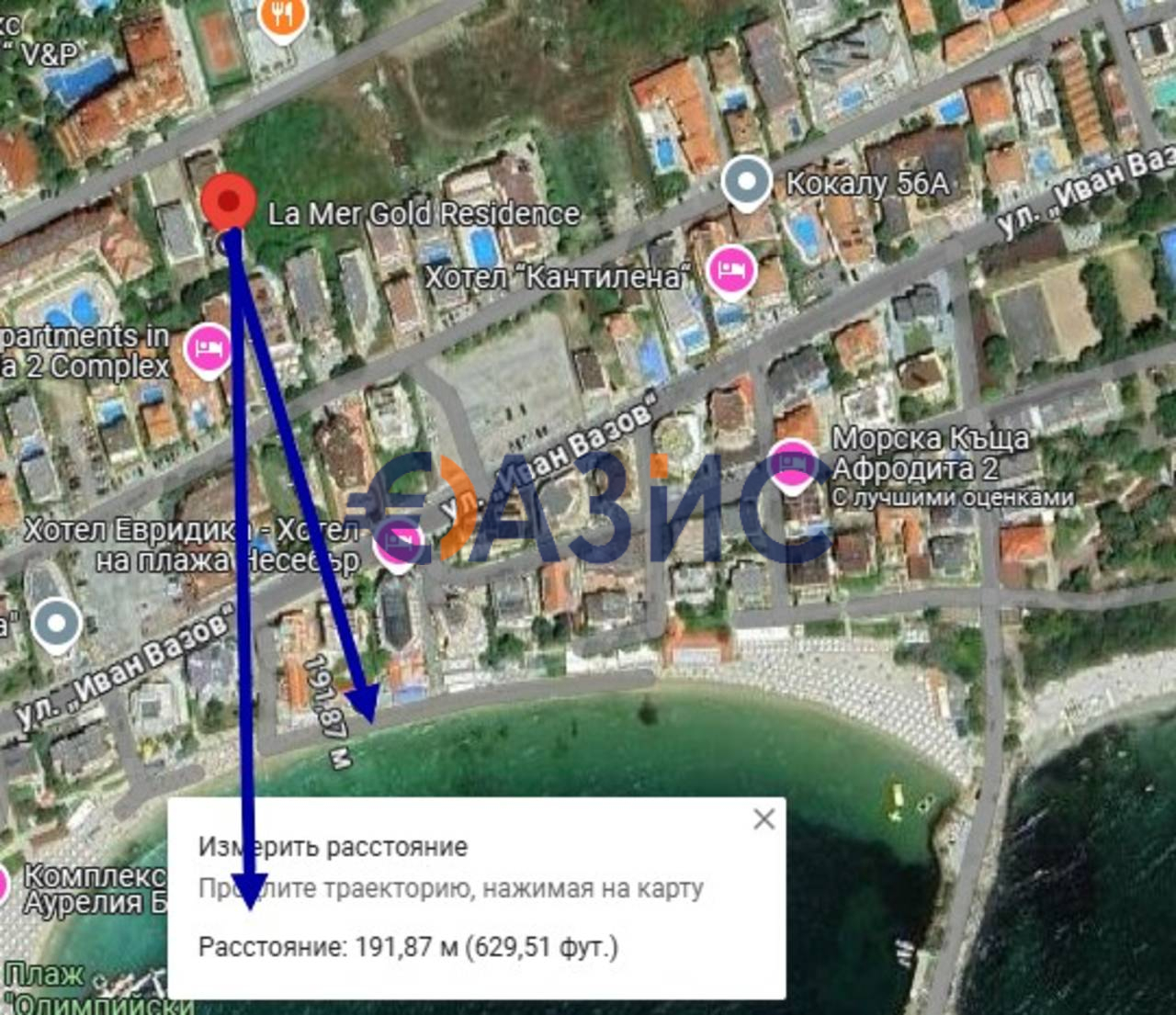 Апартаменты в Несебре, Болгария, 44 м² - фото 14