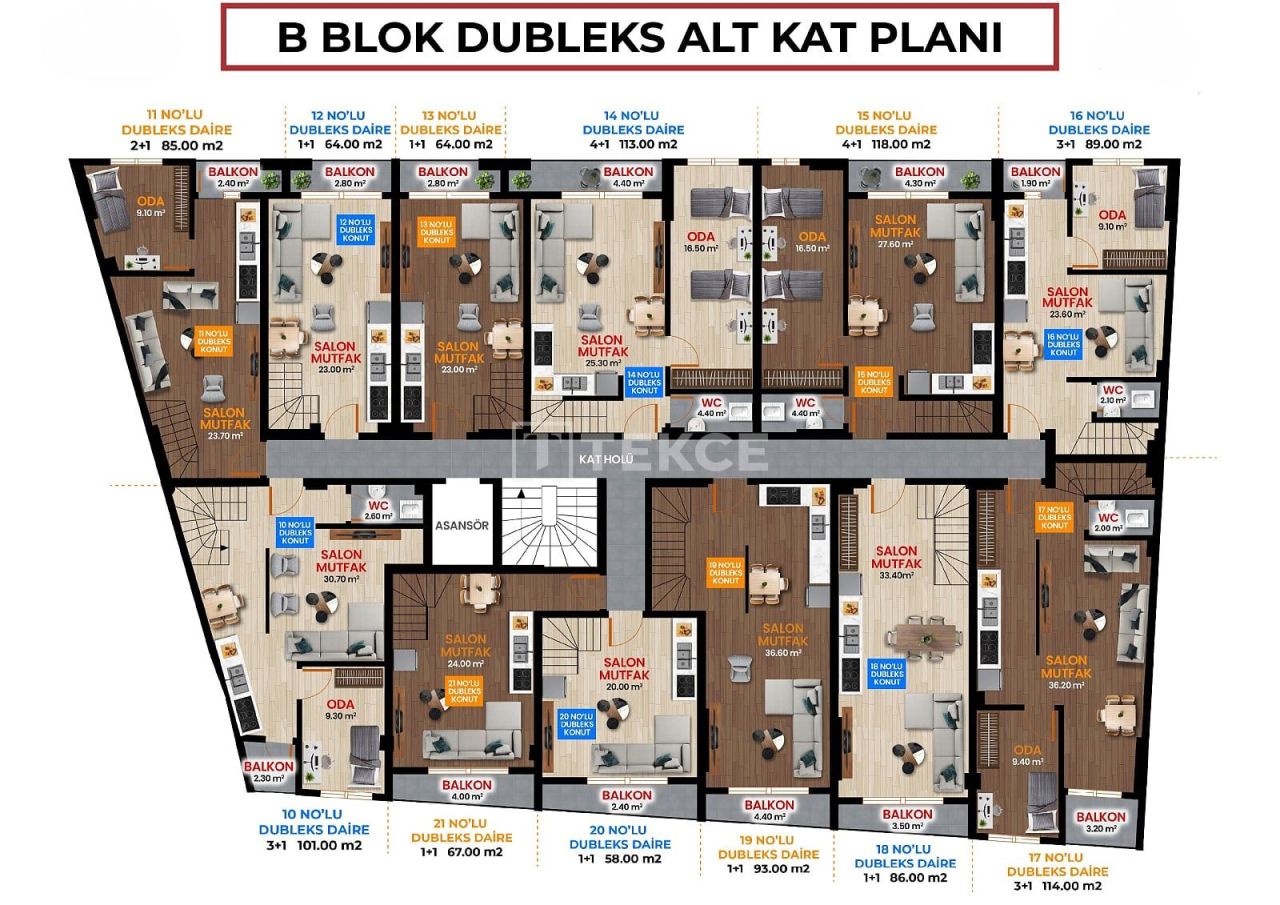 Апартаменты Нилюфер, Турция, 51 м² - фото 15