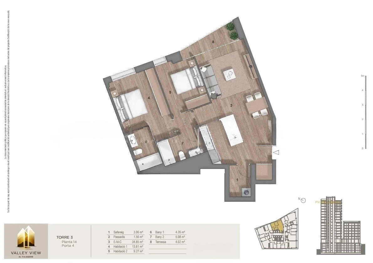 Квартира в Андорра-ла-Велье, Андорра, 87 м² - фото 14