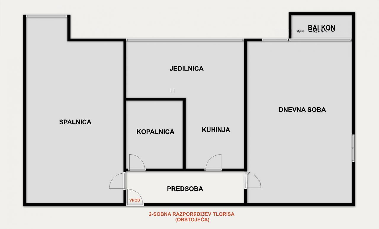 Квартира в Любляне, Словения, 63 м² - фото 2