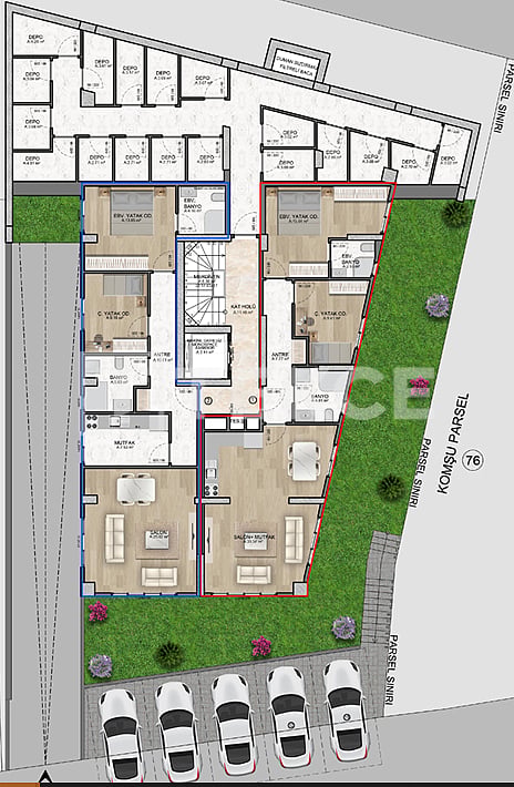 Апартаменты в Стамбуле, Турция, 103 м² - фото 13