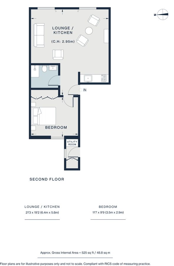 Квартира в Лондоне, Великобритания, 49 м² - фото 4