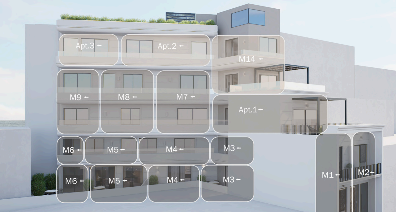 Мезонет в Афинах, Греция, 51 м² - фото 15
