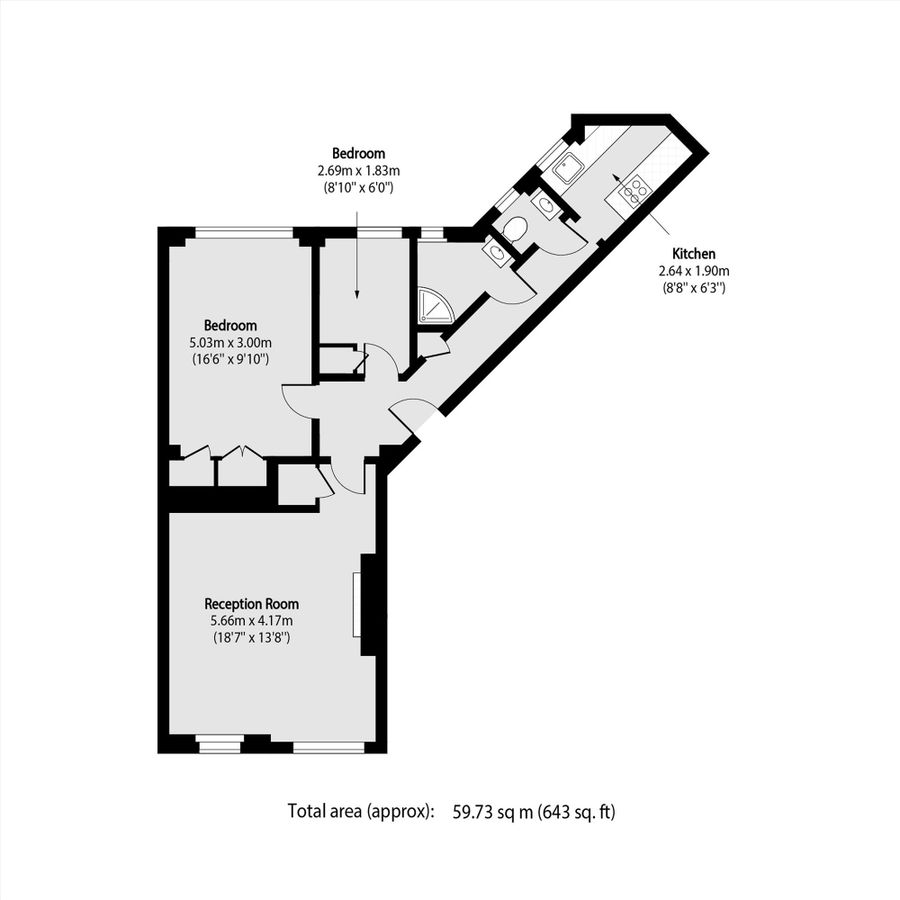 Квартира в Лондоне, Великобритания, 60 м² - фото 6