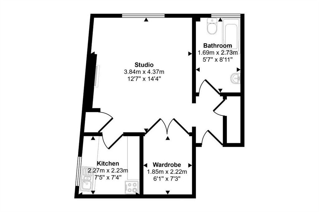 Квартира в Лондоне, Великобритания, 29 м² - фото 6