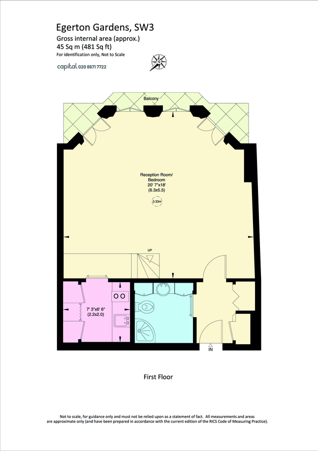 Квартира в Лондоне, Великобритания, 45 м² - фото 6