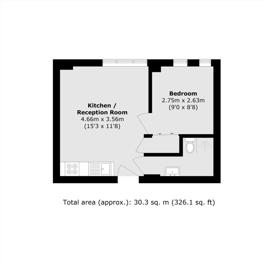 Квартира в Лондоне, Великобритания, 30 м² - фото 6