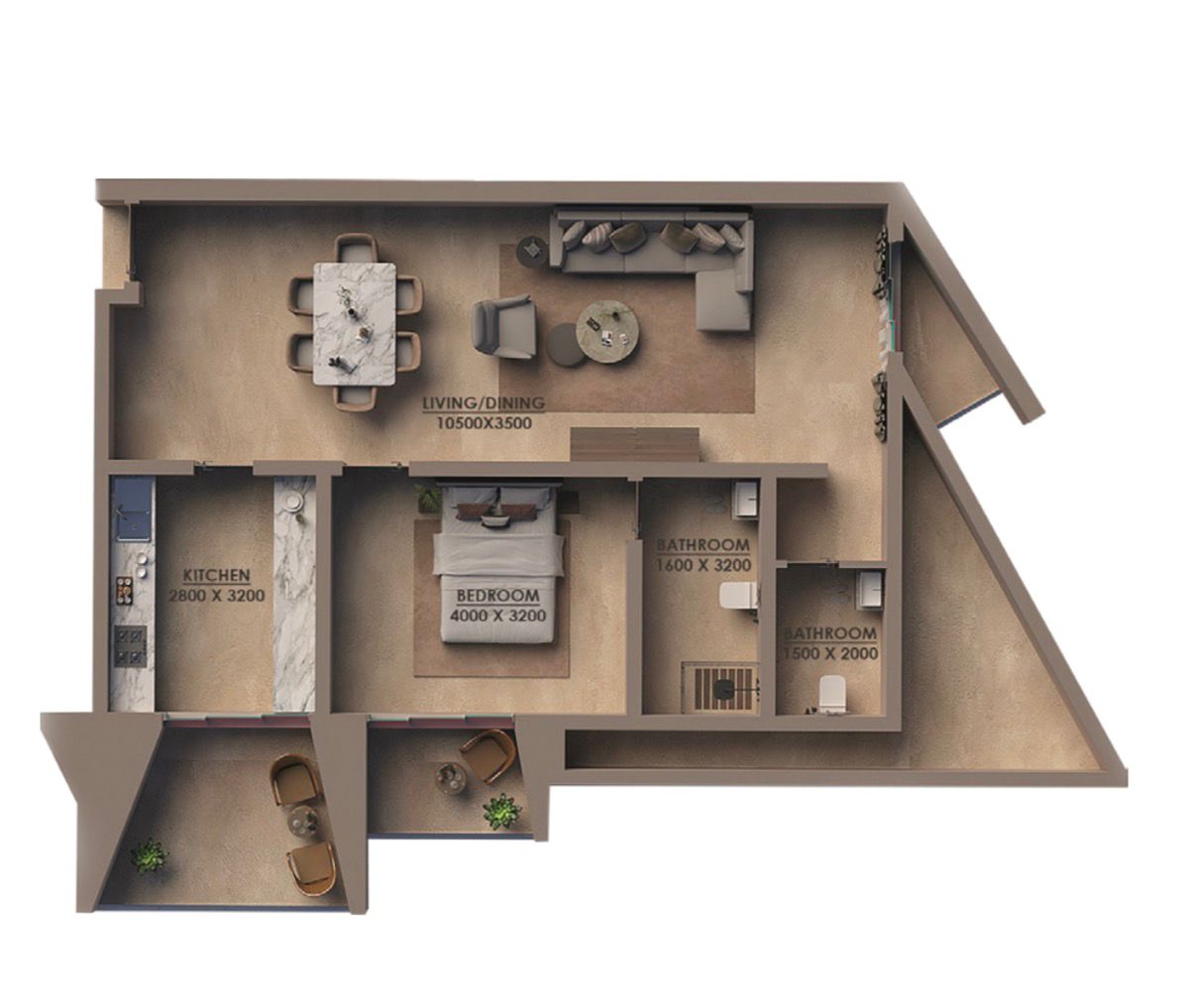 Квартира в Сухаре, Оман, 75 м² - фото 2