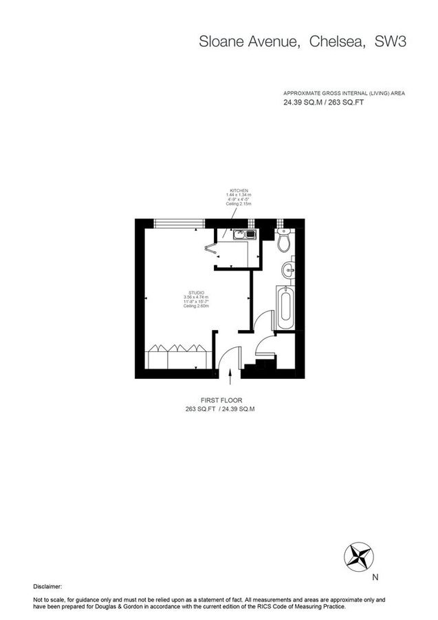 Квартира в Лондоне, Великобритания, 24 м² - фото 7