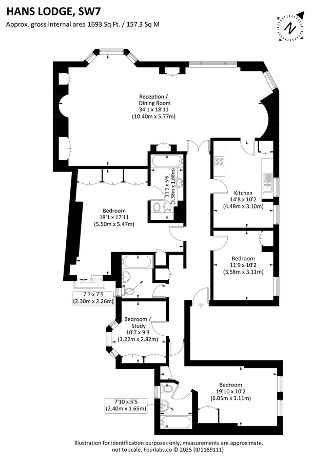 Квартира в Лондоне, Великобритания, 157 м² - фото 8